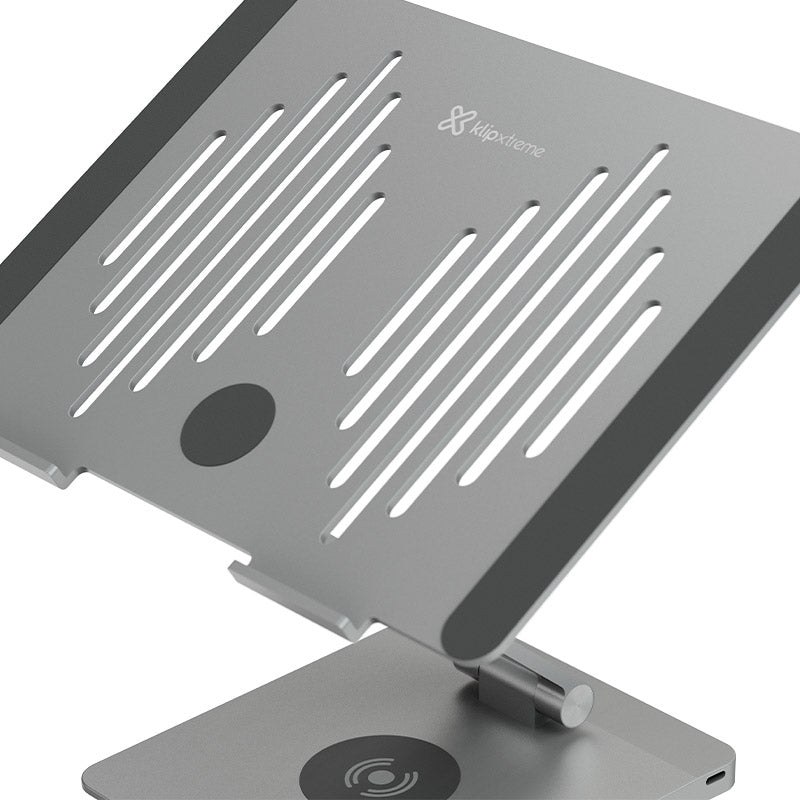 Docking Station Klip Xtreme DockStar KDA-500 9 en 1 con Soporte y Carga Inalámbrica