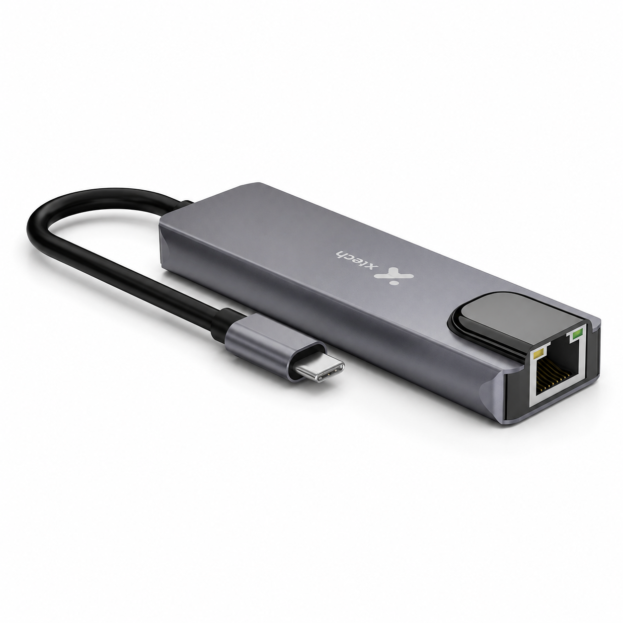 Hub USB-C Xtech XTC-572 5 en 1 HDMI 4K, RJ45 y PD 100W