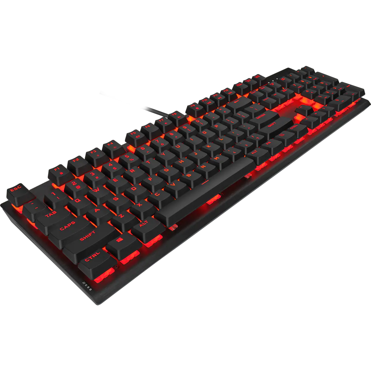 Teclado Gamer mecánico Corsair K60 PRO, Red LED, CHERRY MV, cable USB, español