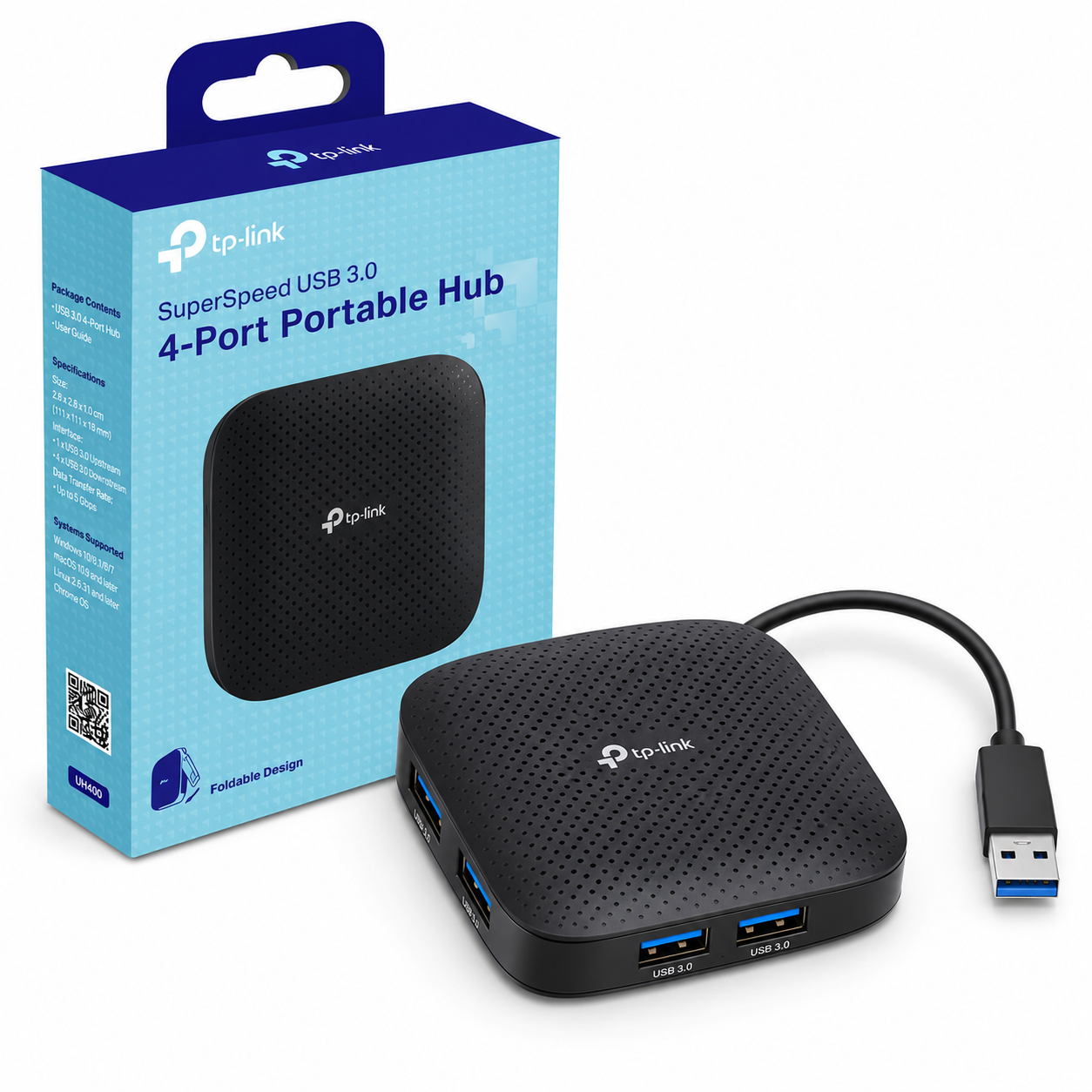 Hub USB 3.0 TP-Link UH400 4 Puertos USB-A 5Gbps