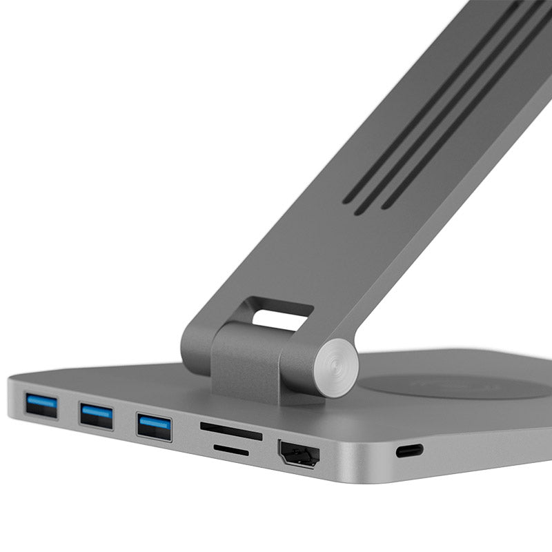 Docking Station Klip Xtreme DockStar KDA-500 9 en 1 con Soporte y Carga Inalámbrica