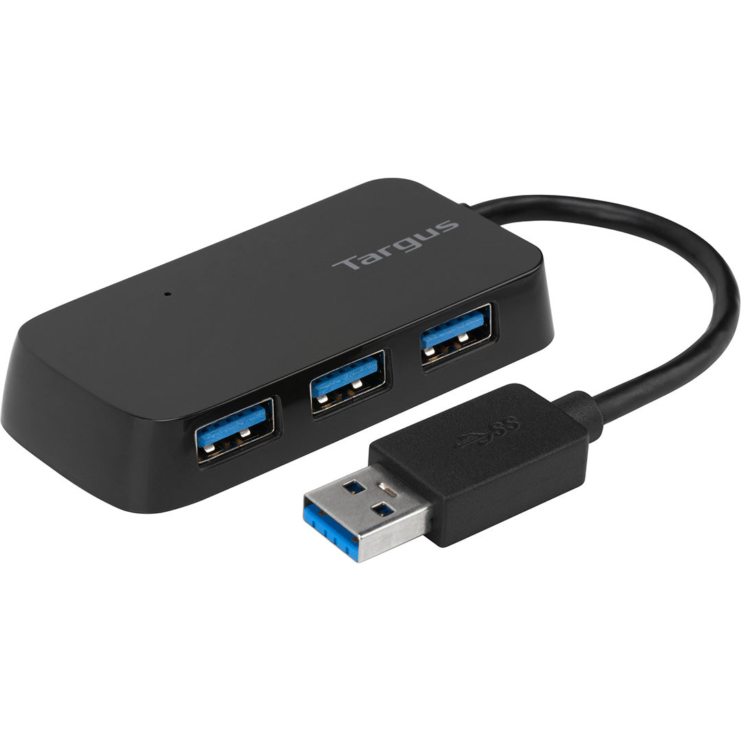 HUB USB Targus 4 Puertos USB-A 3.0, negro (ACH124US)