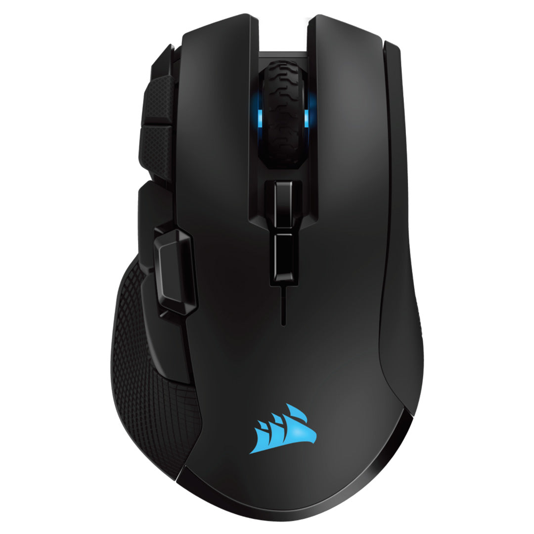 Mouse Gamer inalámbrico Corsair Ironclaw RGB Wireless Slipstream, 18000 DPI, Wireless + Bluetooth + USB cable