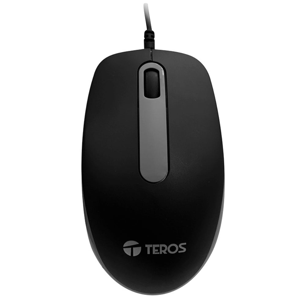 Mouse óptico Teros TE-1220S, cable USB