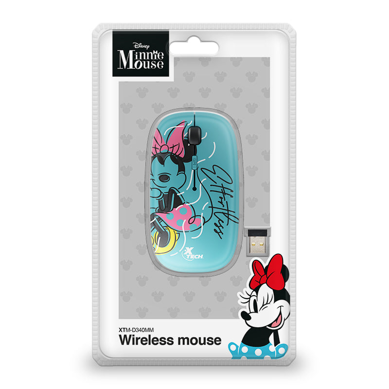 Mouse óptico inalámbrico Edición Minnie Mouse Xtech XTM-D340MM