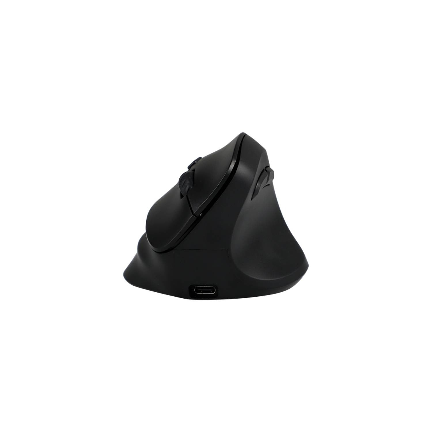Mouse Ergonómico Teros TE-5169N, Inalámbrico 2.4G+Bluetooth, 2400 DPI, Vertical, Negro