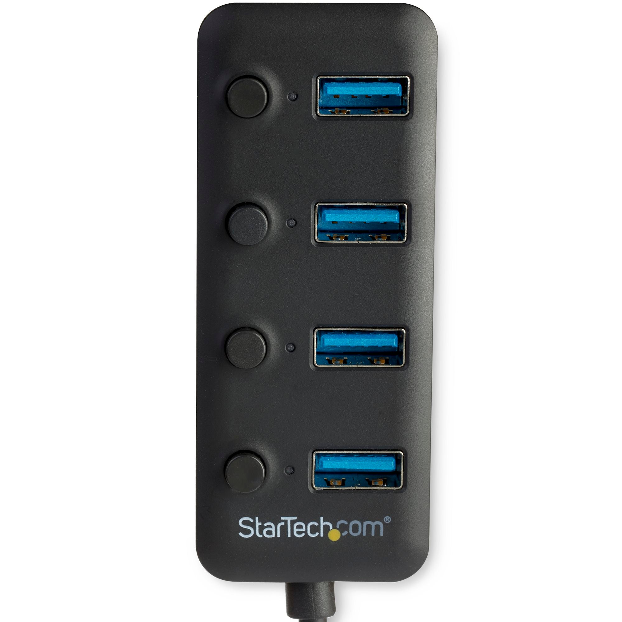 Hub de 4 Puertos USB-A a USB 3.0 con Switches Individuales, 5Gbps