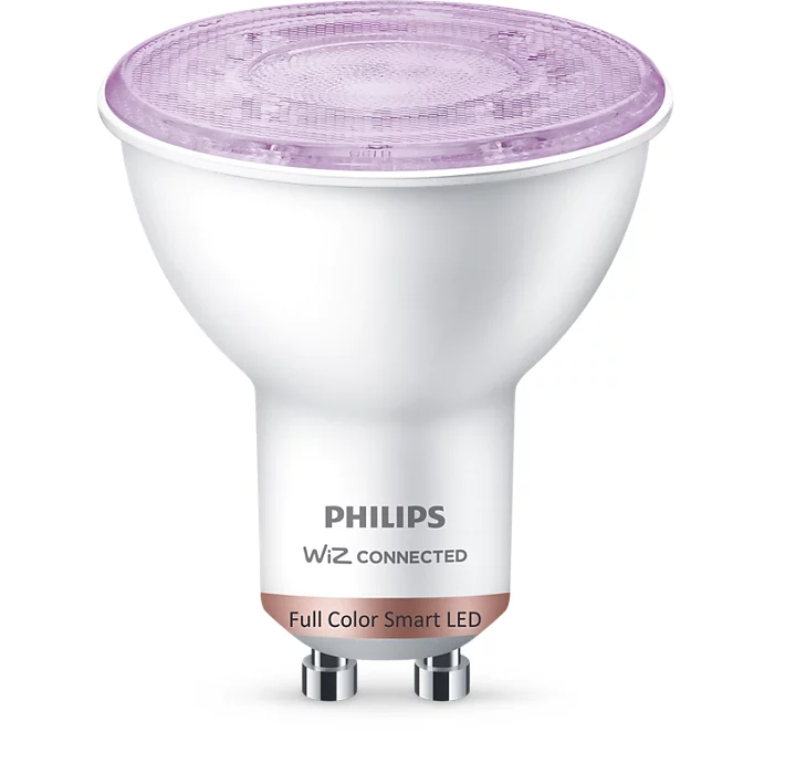 Bombilla LED inteligente Wi-Fi WiZ Color Gu10 Philips Smart, 4.7W