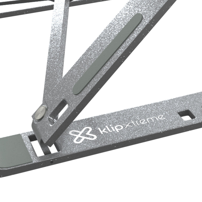 Soporte portátil ergonómico para portátiles y tablets Klip Xtreme Flexus KAS-002, hasta 15.6", aluminio