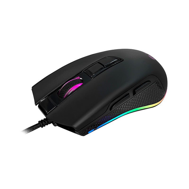 Mouse Gamer Teros TE-1211G, RGB, 6400 DPI, USB cable