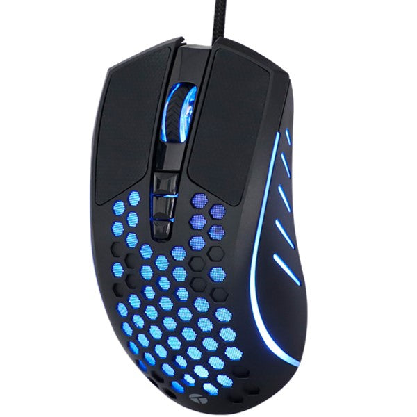 Mouse gamer Teros TE-1210G, cable USB, negro