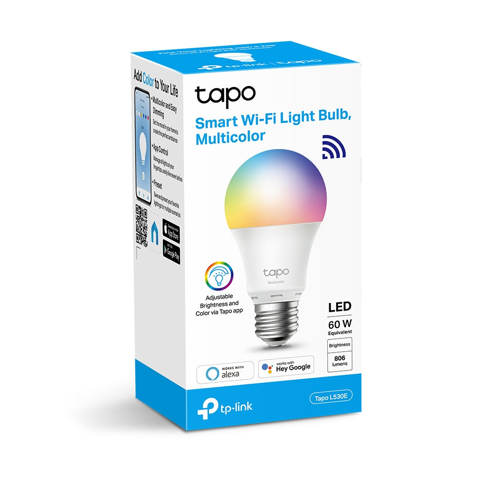 TP-Link Tapo L530E Bombilla Inteligente LED Wi-Fi Multicolor E27