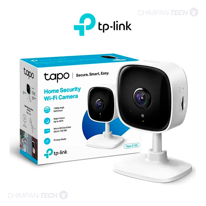 Cámara Wi-Fi TP-Link Tapo C100, Seguridad para Casa