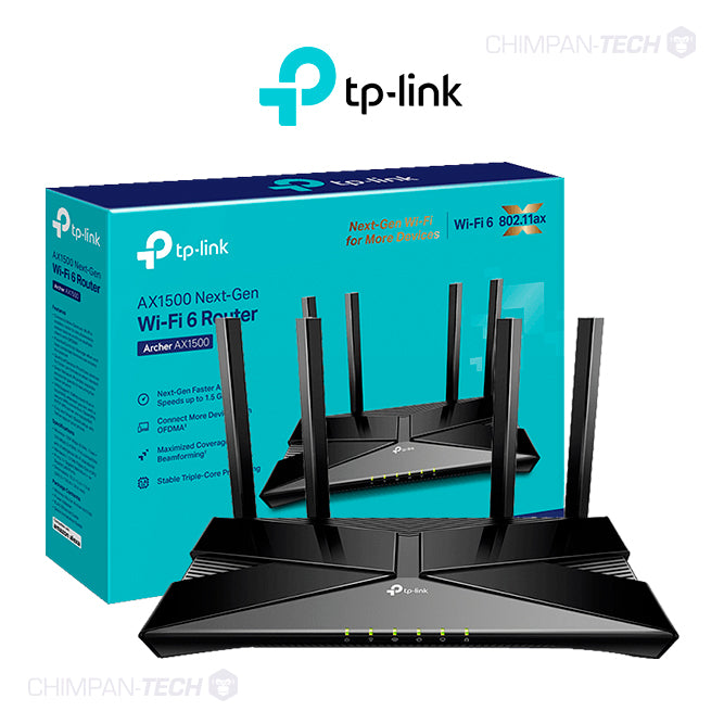 Router Gigabit Inalámbrico TP-Link Archer AX10, AX1500 Wi-Fi 6, Triple Núcleo, 1500Mbps