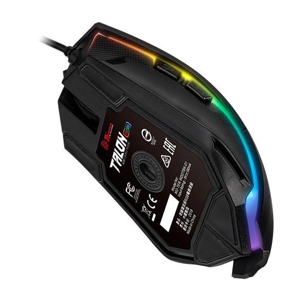 Mouse Gamer Thermaltake Talon Elite RGB + Mouse Pad, cable USB