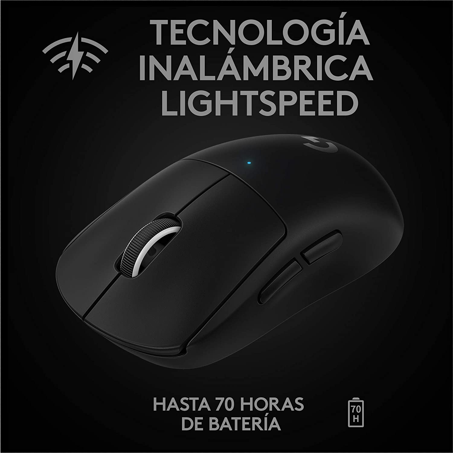 Mouse Gamer Logitech G Pro X Superlight, inalámbrico (USB Lightspeed)