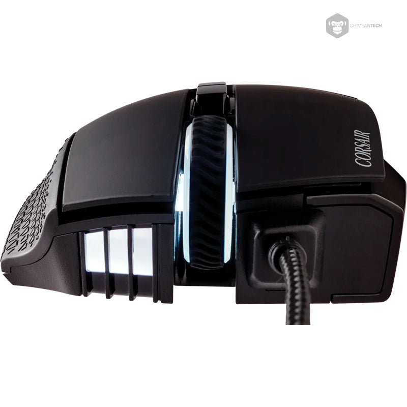 Mouse Gamer Corsair Scimitar RGB Elite, cable USB