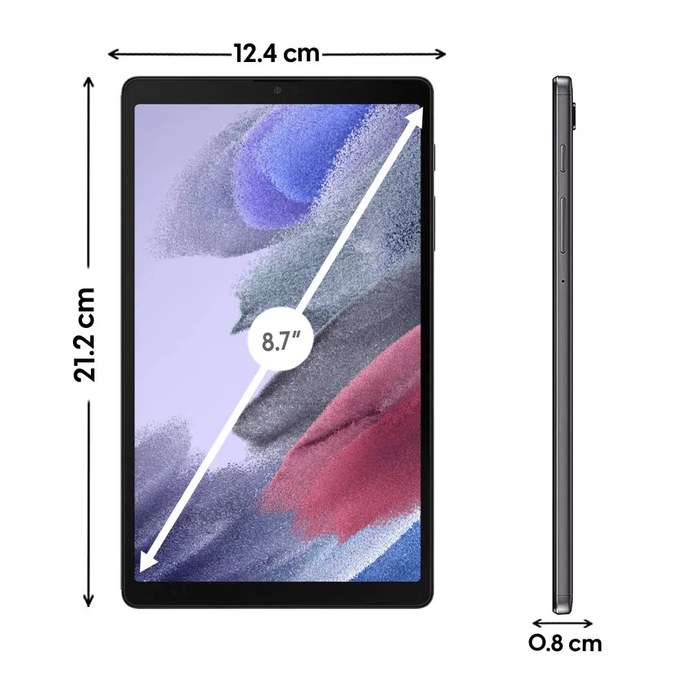 Tablet Samsung Galaxy Tab A7 Lite, 8.7", Mediatek MT8768N, 32GB, 3GB ram, 4G (LTE)