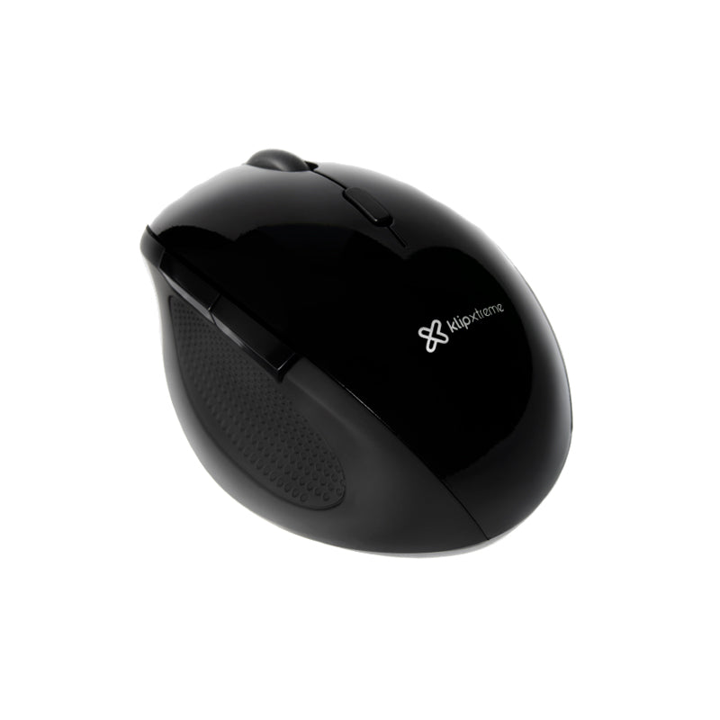 Mouse Ergonómico Klip Xtreme Orbix KMW-500BK, inalámbrico (USB 2.4 GHz)
