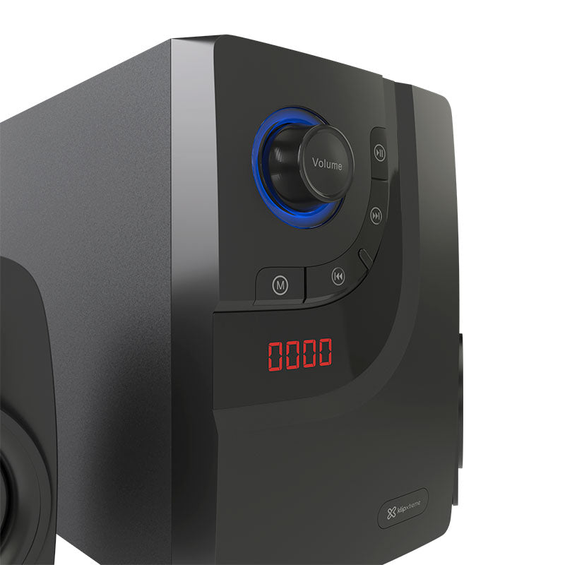 Sistema de Sonido Klip Xtreme BluWave II KWS-616, 2.1 Canales, Bluetooth Compatible, Negro