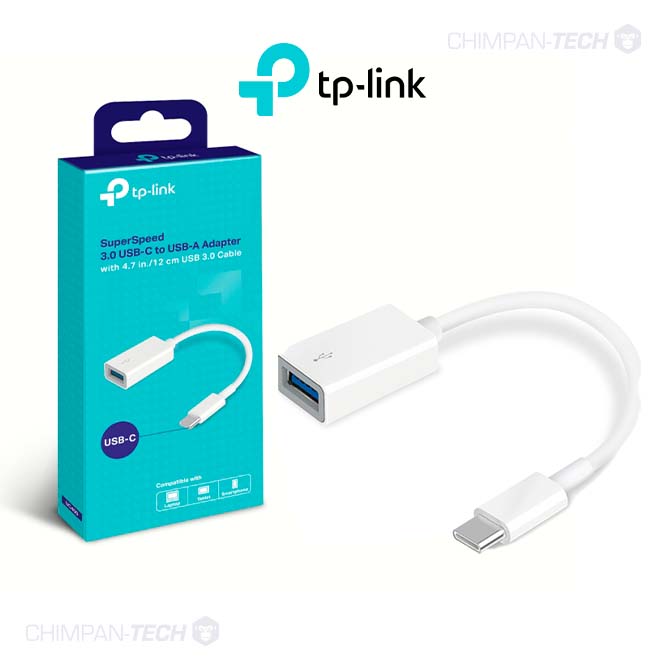 Adaptador TP-Link UC400, USB-C 3.0 Super Rápido a Adaptador USB-A, Compatibilidad con OTG