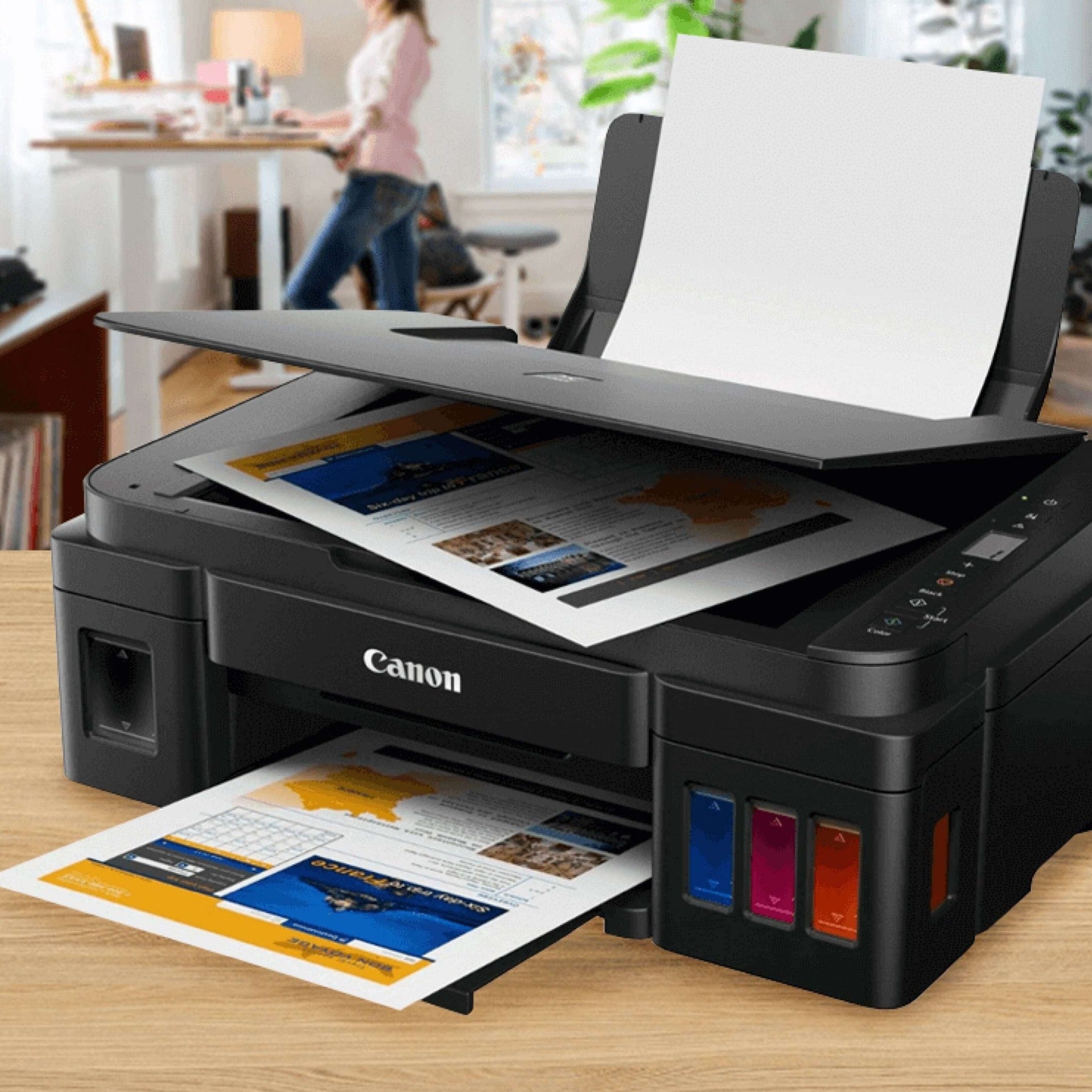 Multifuncional de tinta continua Canon Pixma G2110, imprime / escanea / copia/ USB