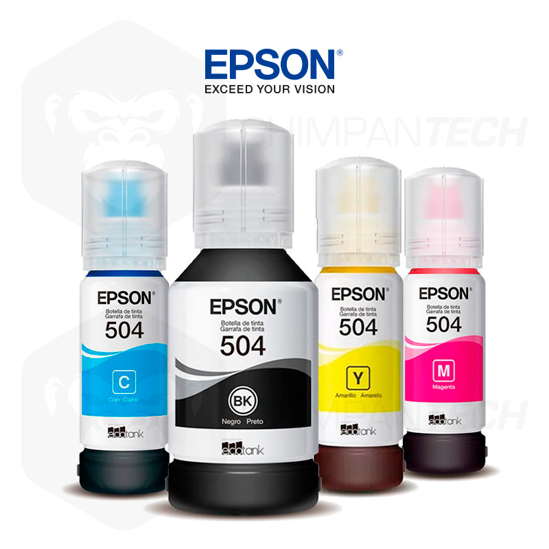Botella de tinta EPSON T504