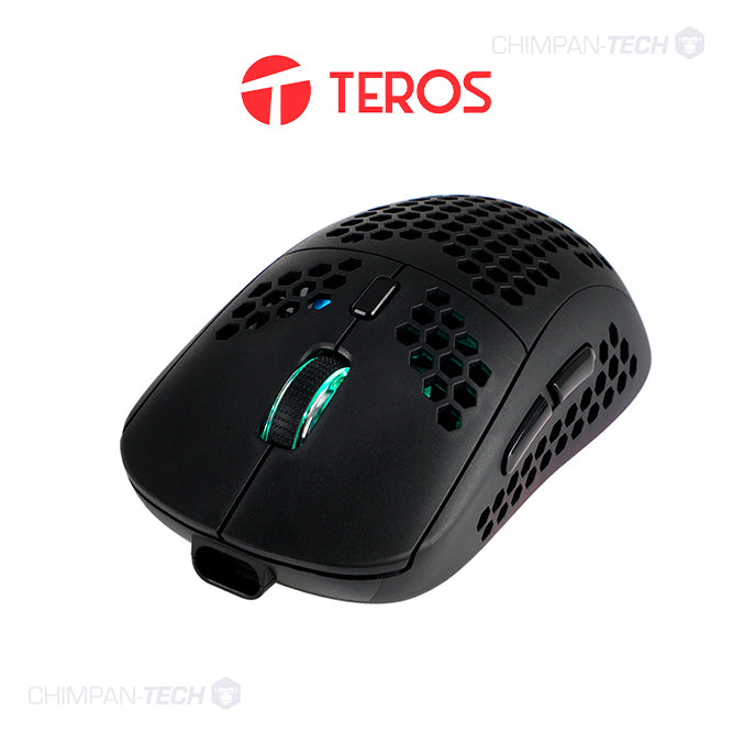 Mouse Gamer Teros TE-5166N RGB, inalámbrico (USB 2.4 GHz)