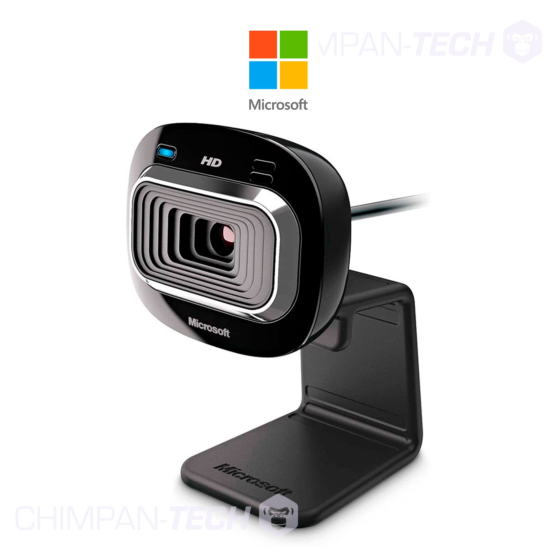 Camara web Microsoft LifeCam HD-3000 for Business, HD 720p, Micrófono integrado, USB