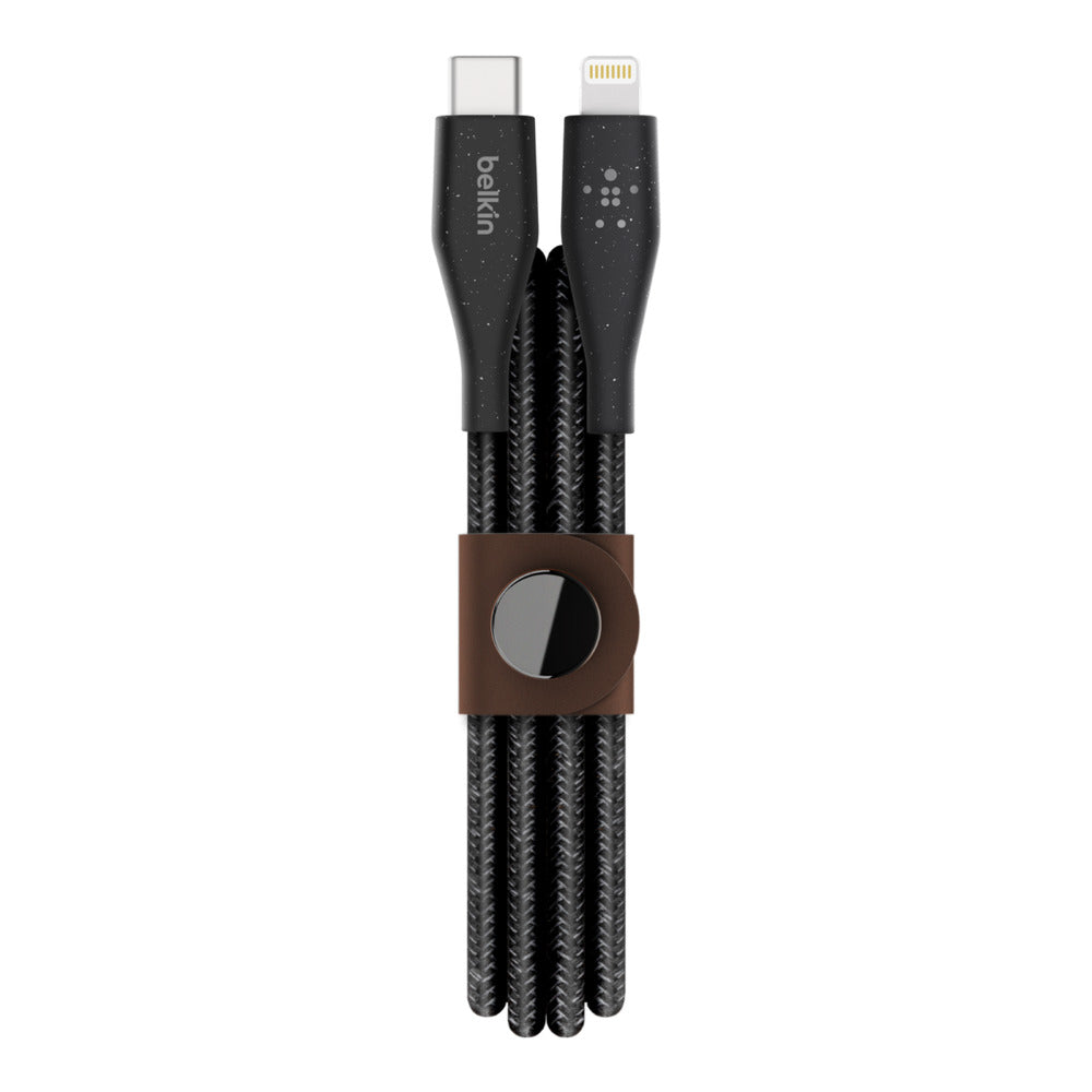 Cable Trenzado Lightning (M) a USB-C (M) Belkin BOOSTCHARGE DuraTek, 1metro